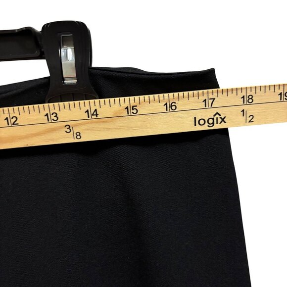 MM.LaFleur Womens Clooney Light Twill Trouser Pants Size 10 Black Wide leg - Picture 6 of 9